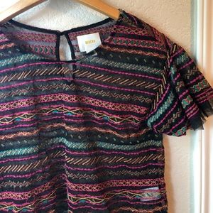 Multicolored Maeve blouse